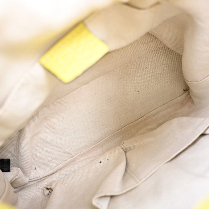 Gucci Bamboo Tassel Backpack Leather, YELLOW, LEATHER, Backpack