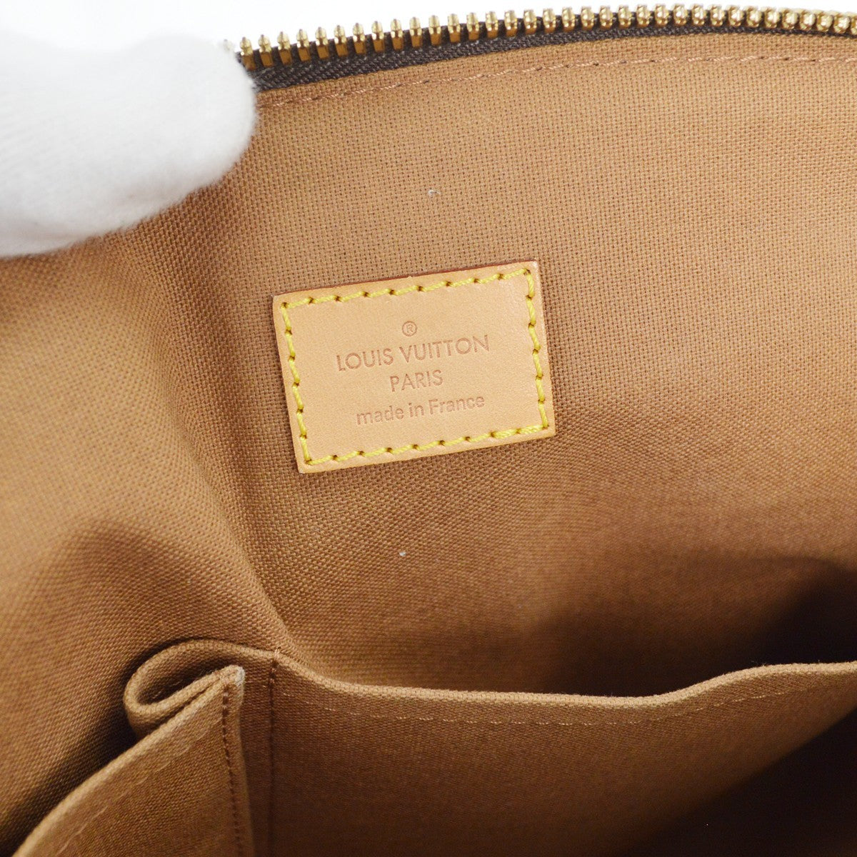 Louis Vuitton Tivoli Handbag Monogram Canvas, BROWN, CANVAS, Handbag