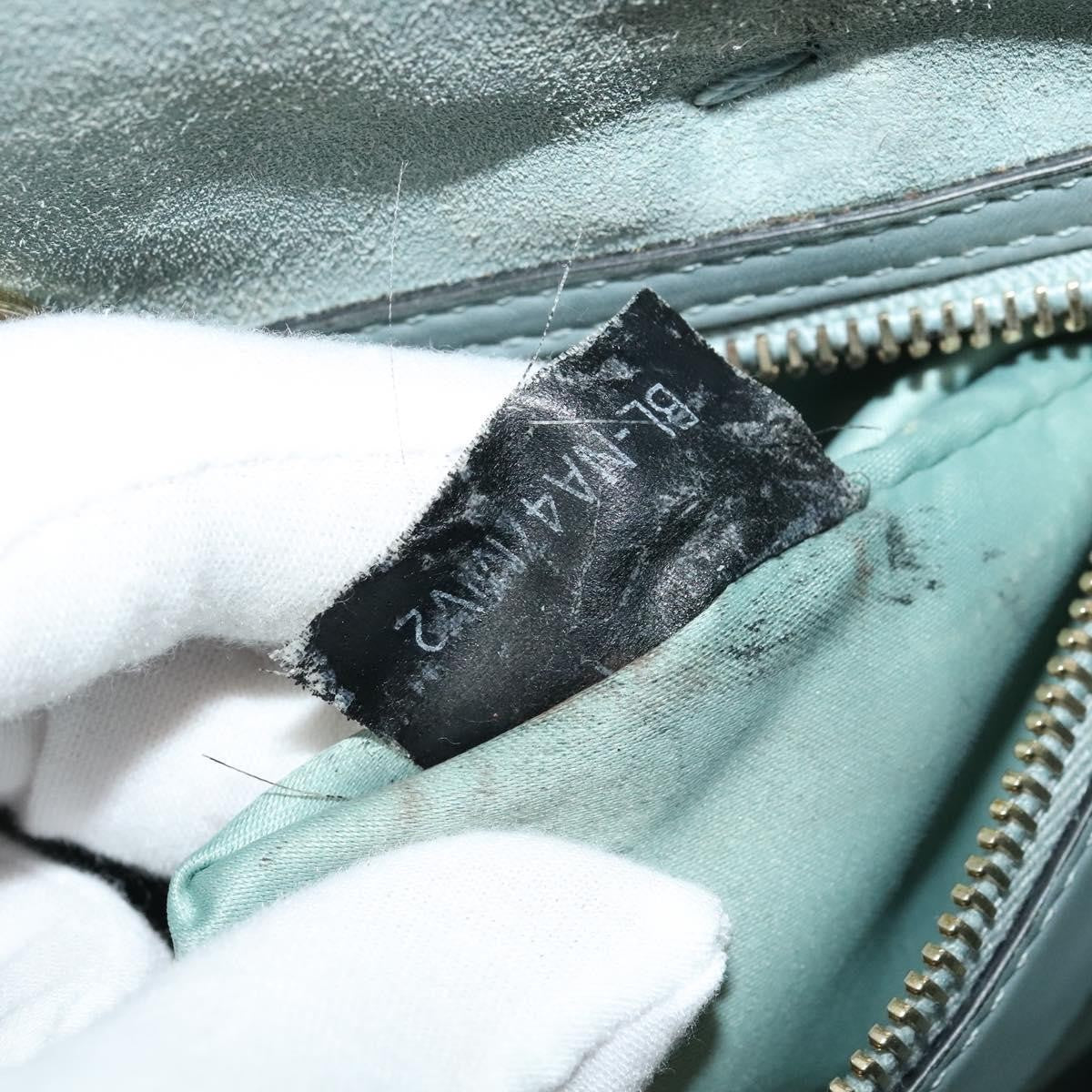 Valentino Garavani Demilune Flap Satchel Leather, BLUE, LEATHER, Handbag