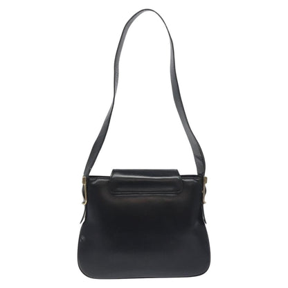 Gucci 1973 Shoulder Bag Leather, BLACK, LEATHER, Shoulder bag