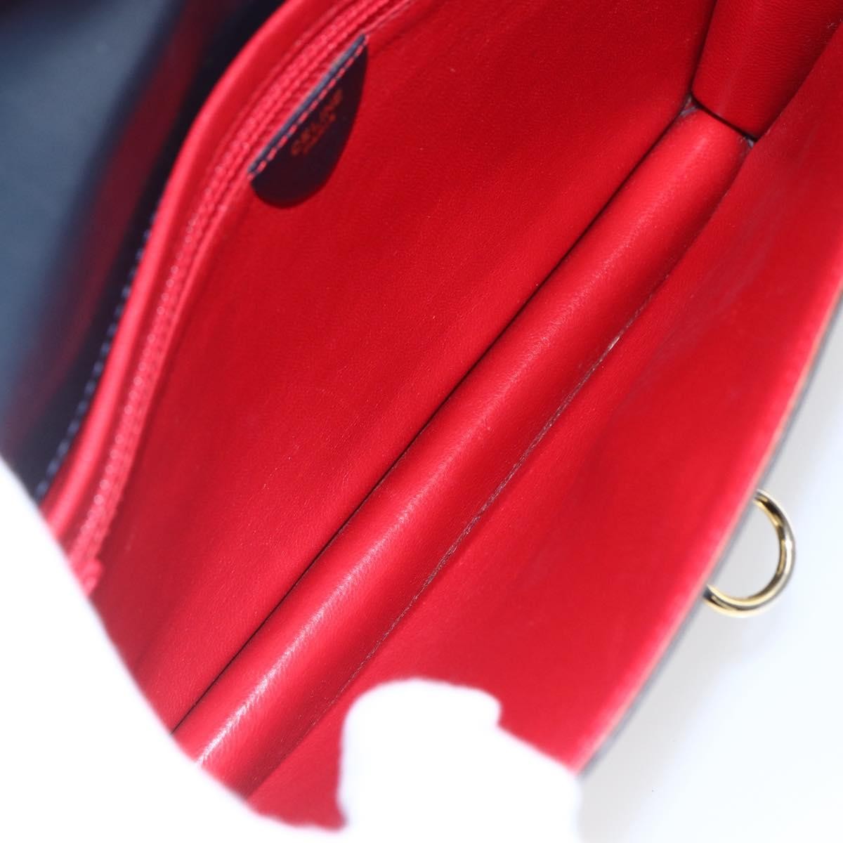 Celine Clutch Bag Leather, NAVY, LEATHER, Clutche & pouche