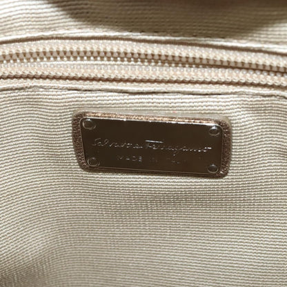 Salvatore Ferragamo Vala tote Nylon, BEIGE, NYLON, Tote bag
