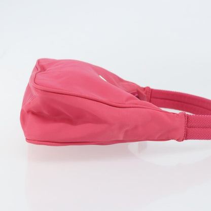 Prada Pochette Shoulder Bag Tessuto, PINK, NYLON, Clutche & pouche