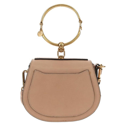 Chloe Nile Crossbody Bag Leather, PINK, LEATHER, Shoulder bag