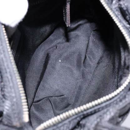 Prada Vintage Zip Handbag Tessuto, BLACK, NYLON, Handbag