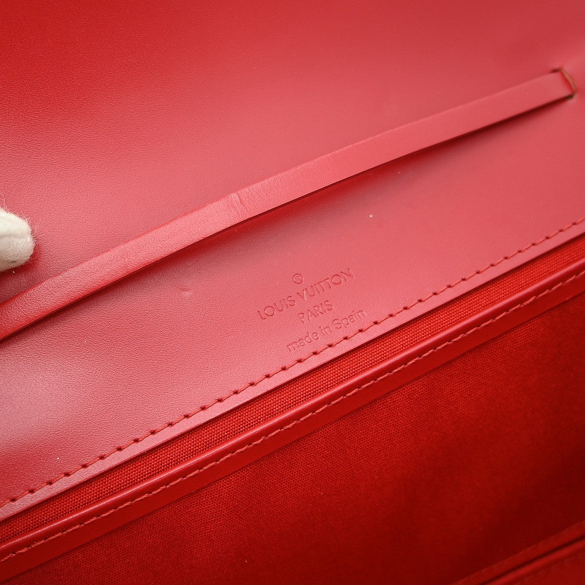 Louis Vuitton Honfleur Handbag Epi Leather, Red, Leather, Shoulder Bag