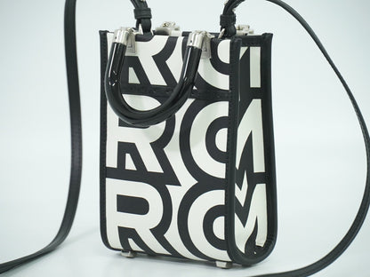 Fendi Sunshine Shopper Tote Leather, WHITE, LEATHER, Tote bag