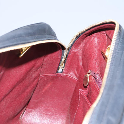 Chanel V Stitch Leather, BLACK, LEATHER, Handbag