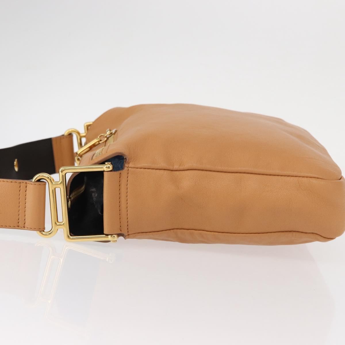 Chloe Vanessa Shoulder Bag Leather, BROWN, LEATHER, Shoulder bag