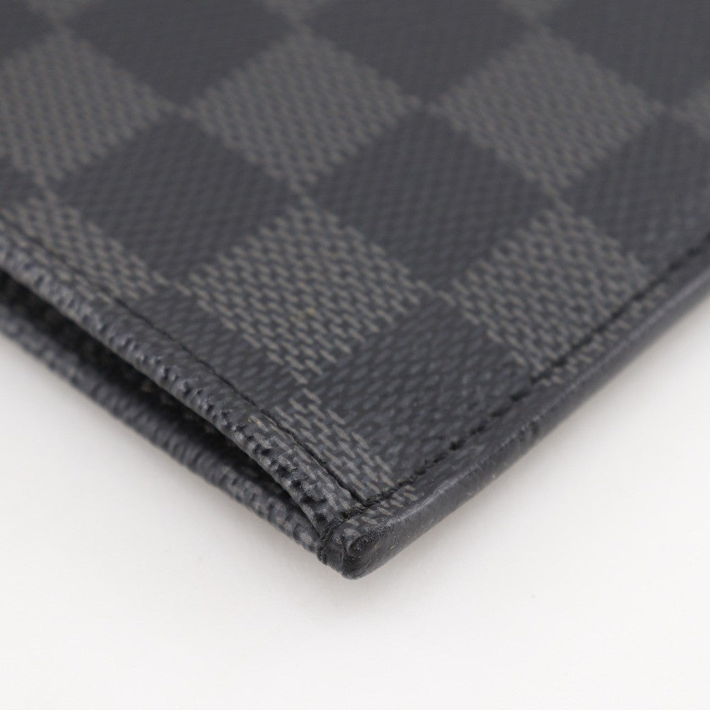Louis Vuitton Zip Around Pochette Jour Damier Graphite, BLACK, CANVAS, Clutche & pouche