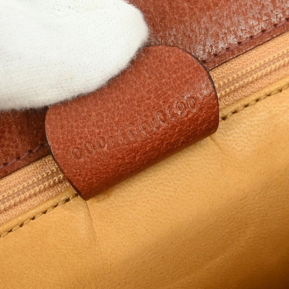 Gucci Lady Lock Bamboo Top Handle Bag Leather, BROWN, LEATHER, Handbag