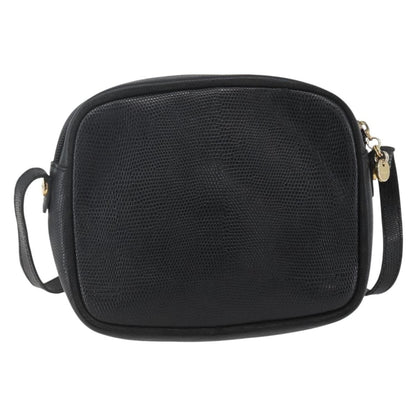 Salvatore Ferragamo Vala Shoulder Bag Leather, BLACK, LEATHER, Shoulder bag