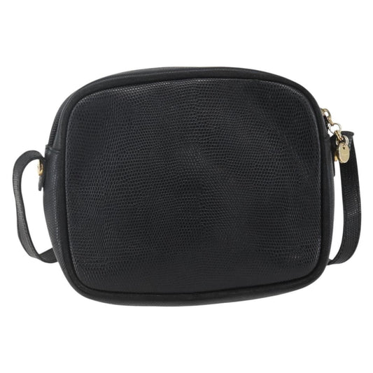 Salvatore Ferragamo Vala Shoulder Bag Leather, BLACK, LEATHER, Shoulder bag