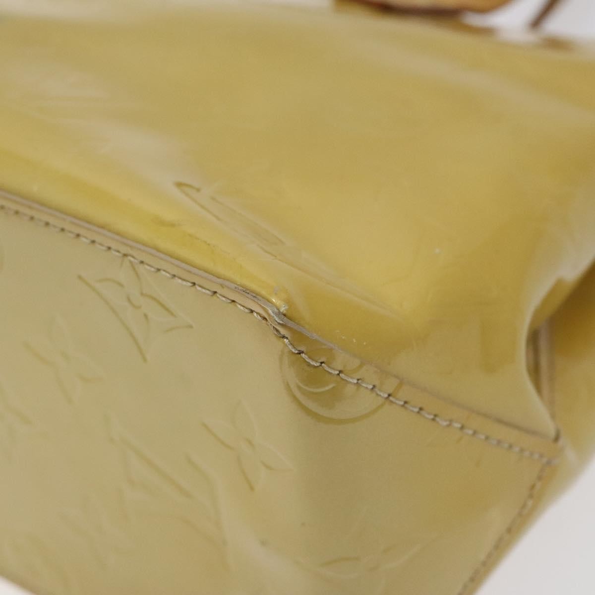 Louis Vuitton Reade Handbag Monogram Vernis, BEIGE, PATENT_LEATHER, Handbag