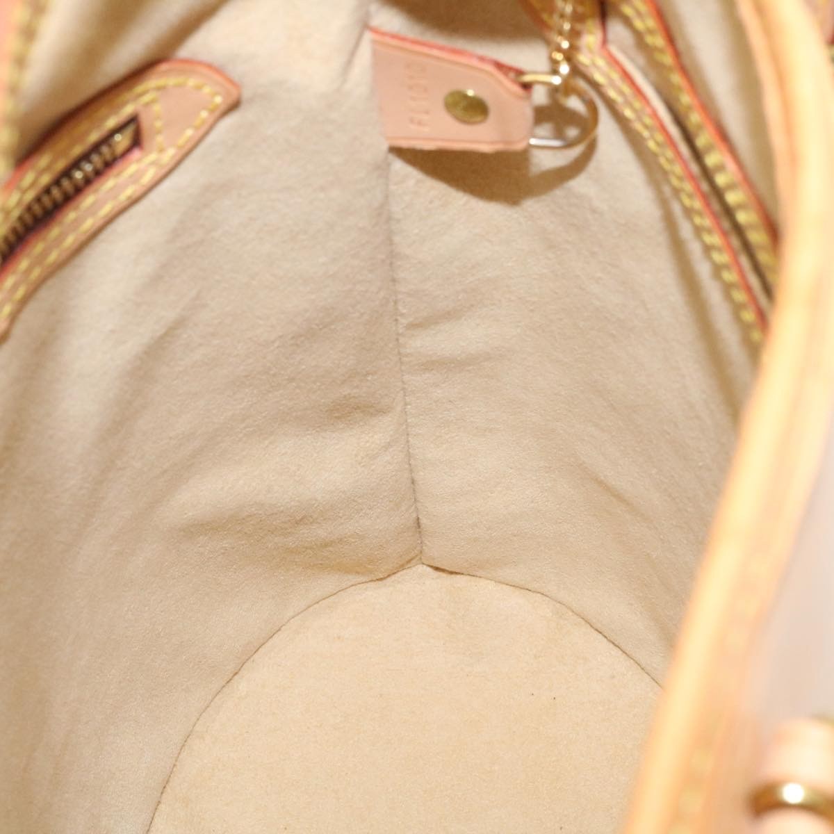 Louis Vuitton Marais Bucket Bag Nomade Leather, BEIGE, LEATHER, Handbag