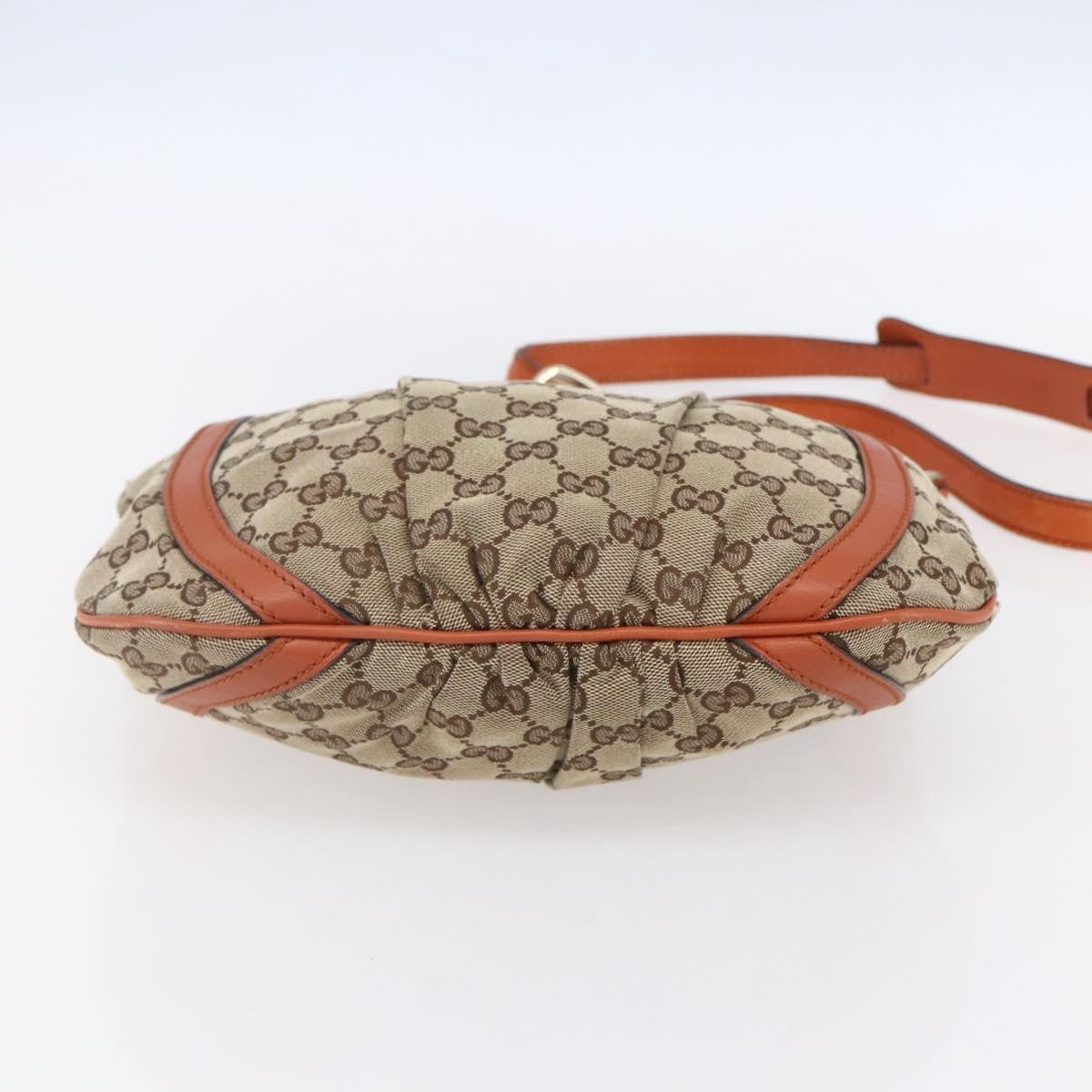 Gucci D Ring Messenger Bag GG Canvas, BEIGE, CANVAS, Shoulder bag