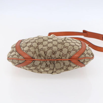 Gucci D Ring Messenger Bag GG Canvas, BEIGE, CANVAS, Shoulder bag