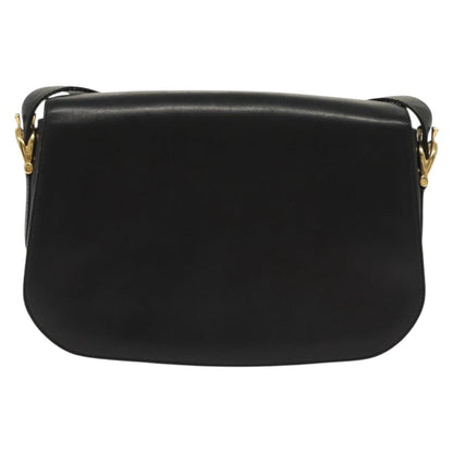 Celine Horse Carriage Shoulder bag Leather, BLACK, LEATHER, Shoulder bag