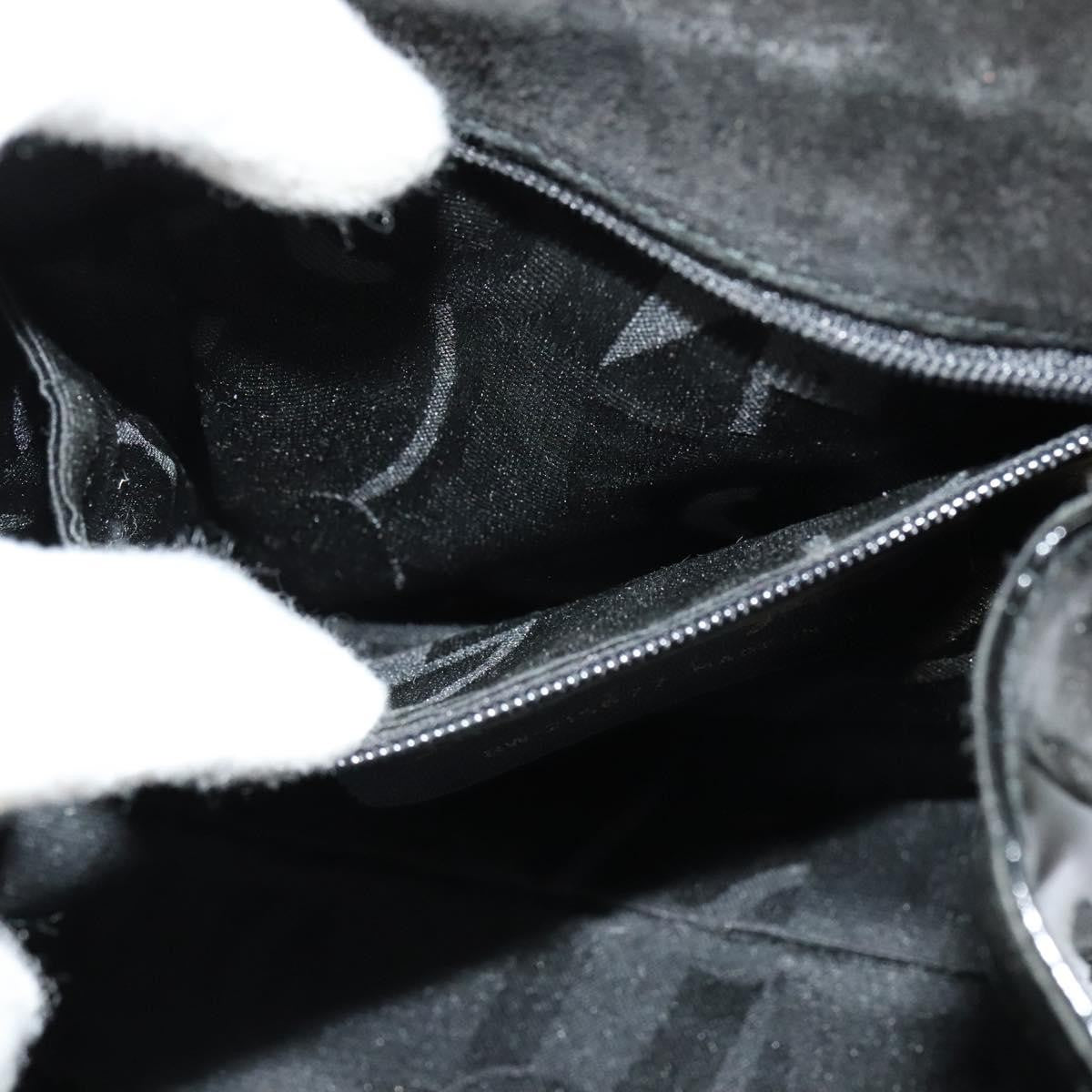 Salvatore Ferragamo Vintage Vara Bow Top Handle Bag Patent Leather, BLACK, PATENT_LEATHER, Handbag