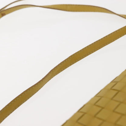 Bottega Veneta Intrecciato Leather, YELLOW, LEATHER, Shoulder bag