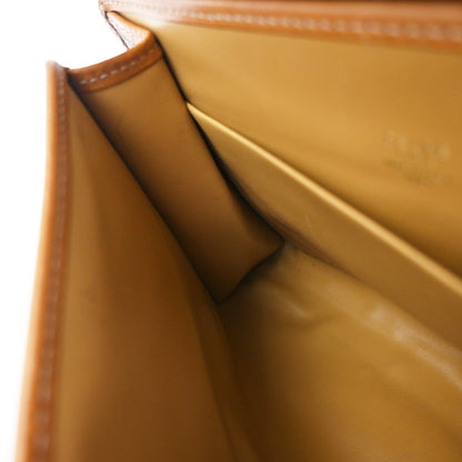 Celine Macadam Pochette Classic, BROWN, LEATHER, Clutche & pouche