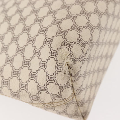 Celine Vintage Macadam Tote bag Canvas, WHITE, CANVAS, Tote bag