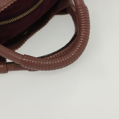 Loewe Anagram Logo Nappa Aire Hand Bag Leather, PINK, LEATHER, Handbag