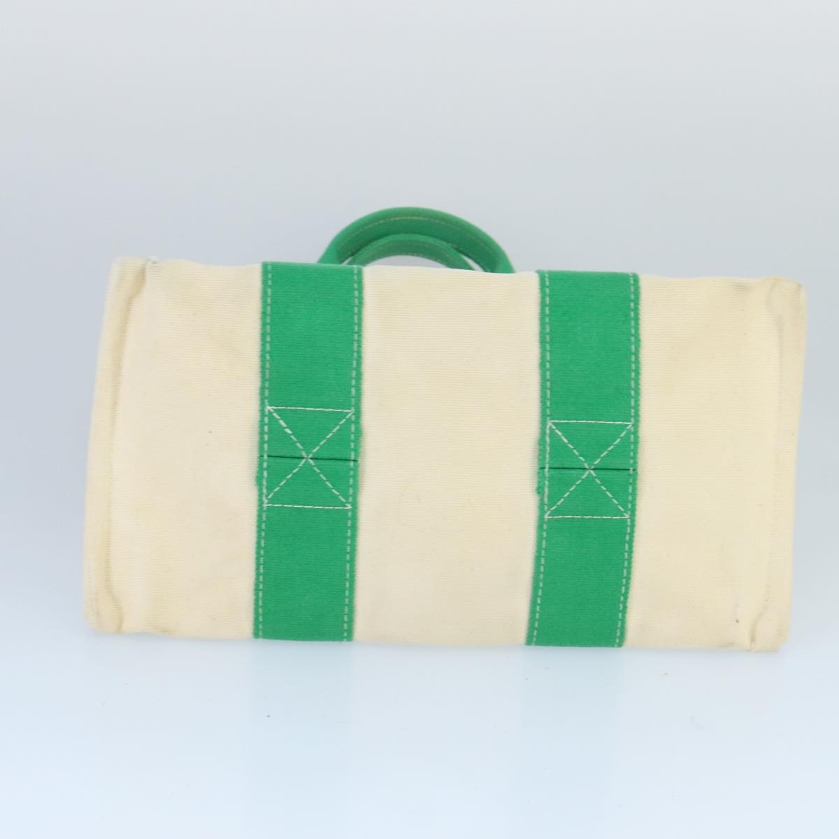 Hermes Bora Bora Tote Toile, GREEN, CANVAS, Tote bag