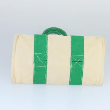 Hermes Bora Bora Tote Toile, GREEN, CANVAS, Tote bag