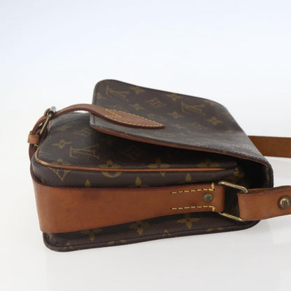 Louis Vuitton Cartouchiere Handbag Monogram Canvas, BROWN, CANVAS, Shoulder bag