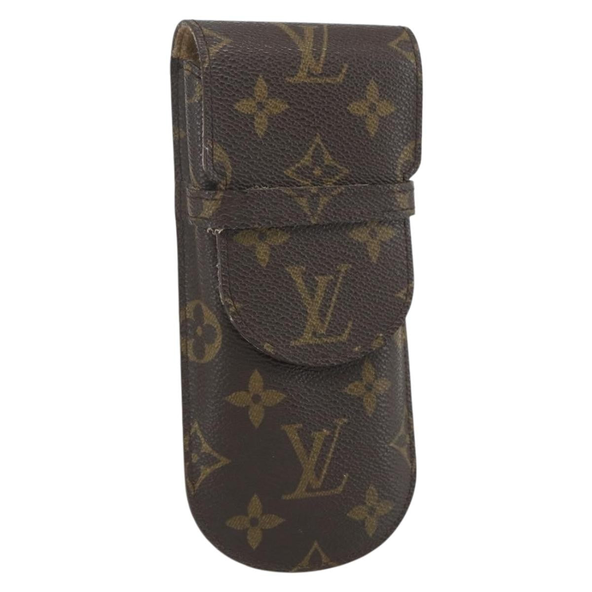 Louis Vuitton Etui à lunette Canvas, BROWN, CANVAS, Wallets