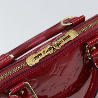Louis Vuitton Alma Handbag Monogram Vernis, RED, PATENT_LEATHER, Handbag