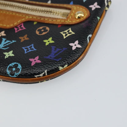 Louis Vuitton Pochette Accessoires Monogram Multicolor, BLACK, CANVAS, Clutche & pouche