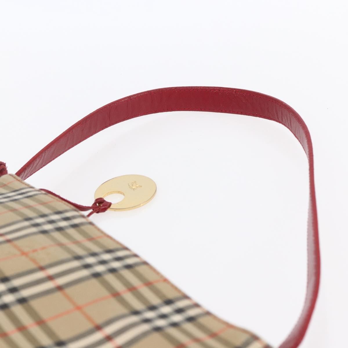 Burberry Nova check Shoulder bag Canvas, BEIGE, CANVAS, Shoulder bag