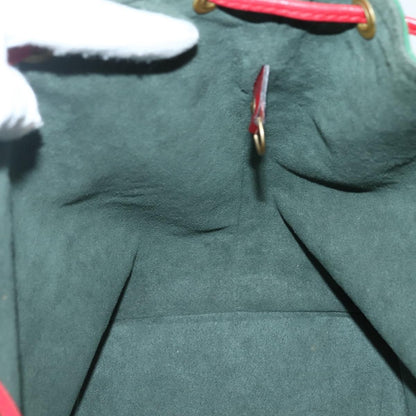 Louis Vuitton Bicolor Petit Noe Handbag Epi Leather, GREEN, LEATHER, Shoulder bag