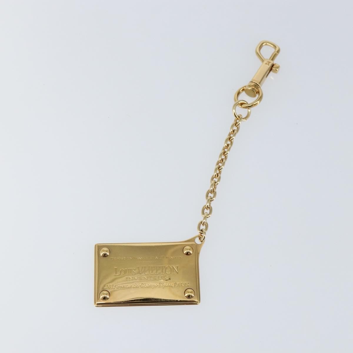 Louis Vuitton Key Chain Metal, GOLD, METAL, Charms and Keychains
