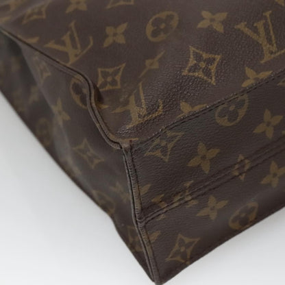 Louis Vuitton Sac Plat Bag Monogram Canvas, BROWN, CANVAS, Handbag