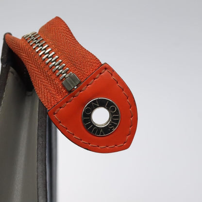 Louis Vuitton Pochette Voyage Epi Leather with Damier Graphite, BLUE, LEATHER, Clutche & pouche