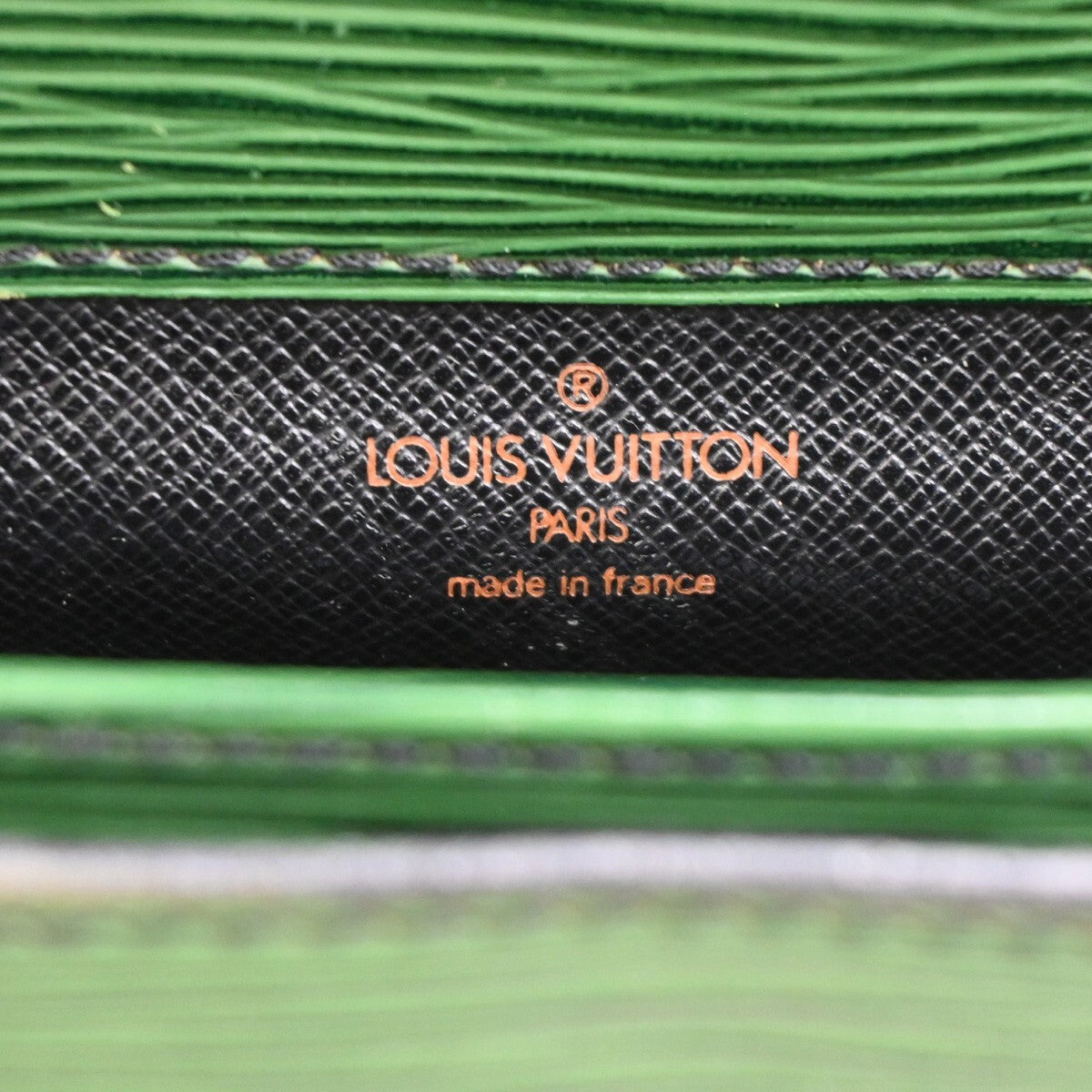 Louis Vuitton Cartouchiere Handbag Epi Leather, GREEN, LEATHER, Handbag