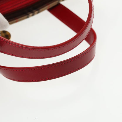 Burberry Nova Handbag Check Pattern, BEIGE, CANVAS, Handbag