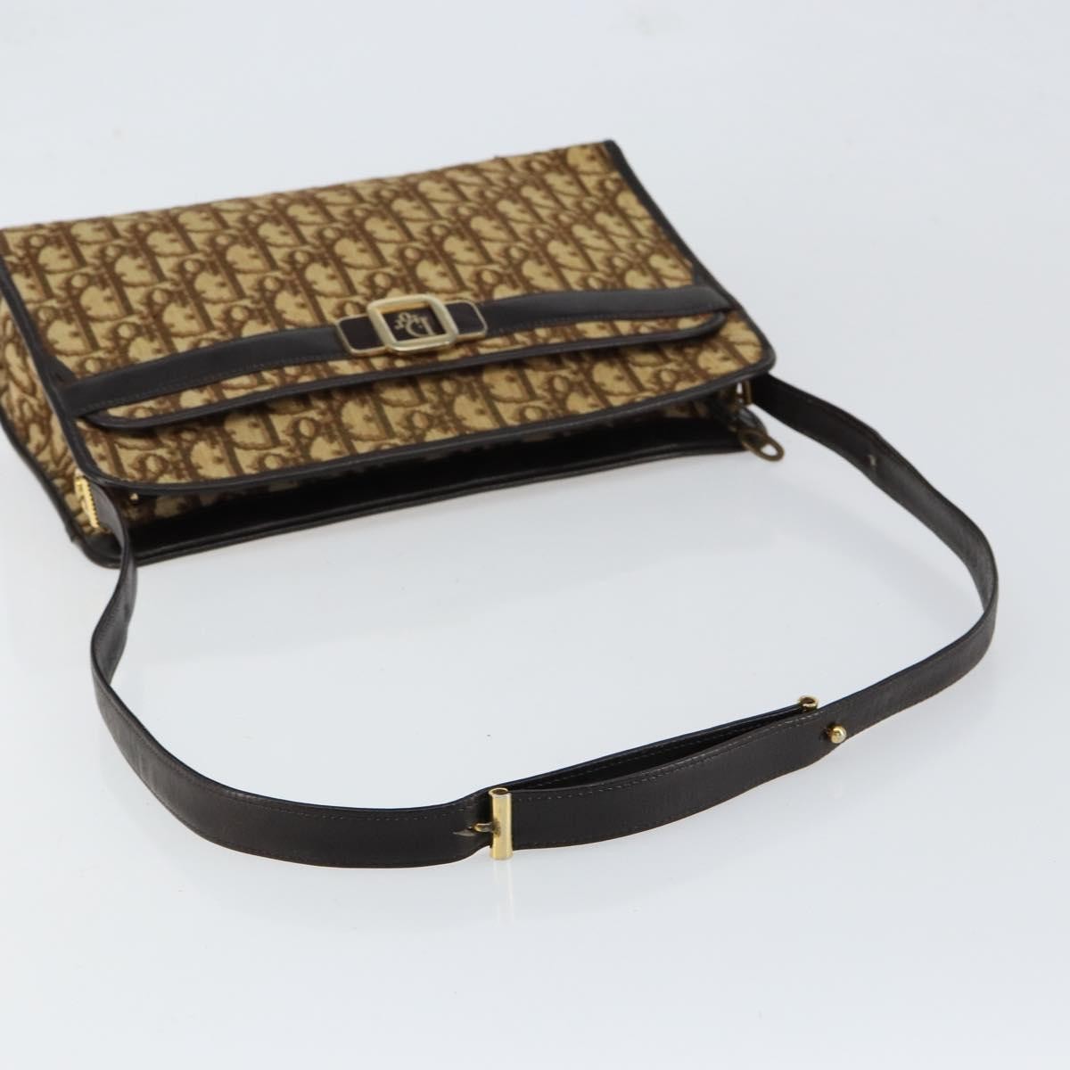 Christian Dior Trotter shoulder bag Canvas, BEIGE, CANVAS, Shoulder bag