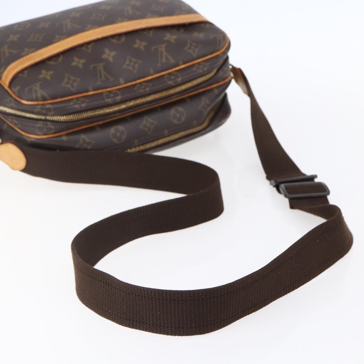 Louis Vuitton Reporter Bag Monogram Canvas, BROWN, CANVAS, Shoulder bag