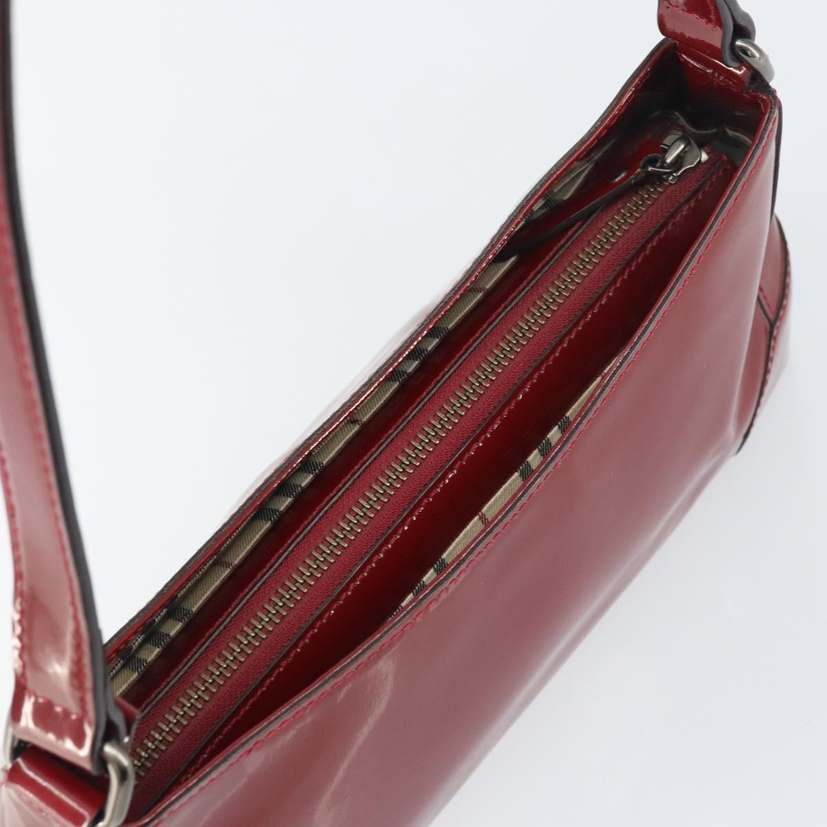 Burberry Vintage Shoulder Bag Patent leather, RED, PATENT_LEATHER, Shoulder bag