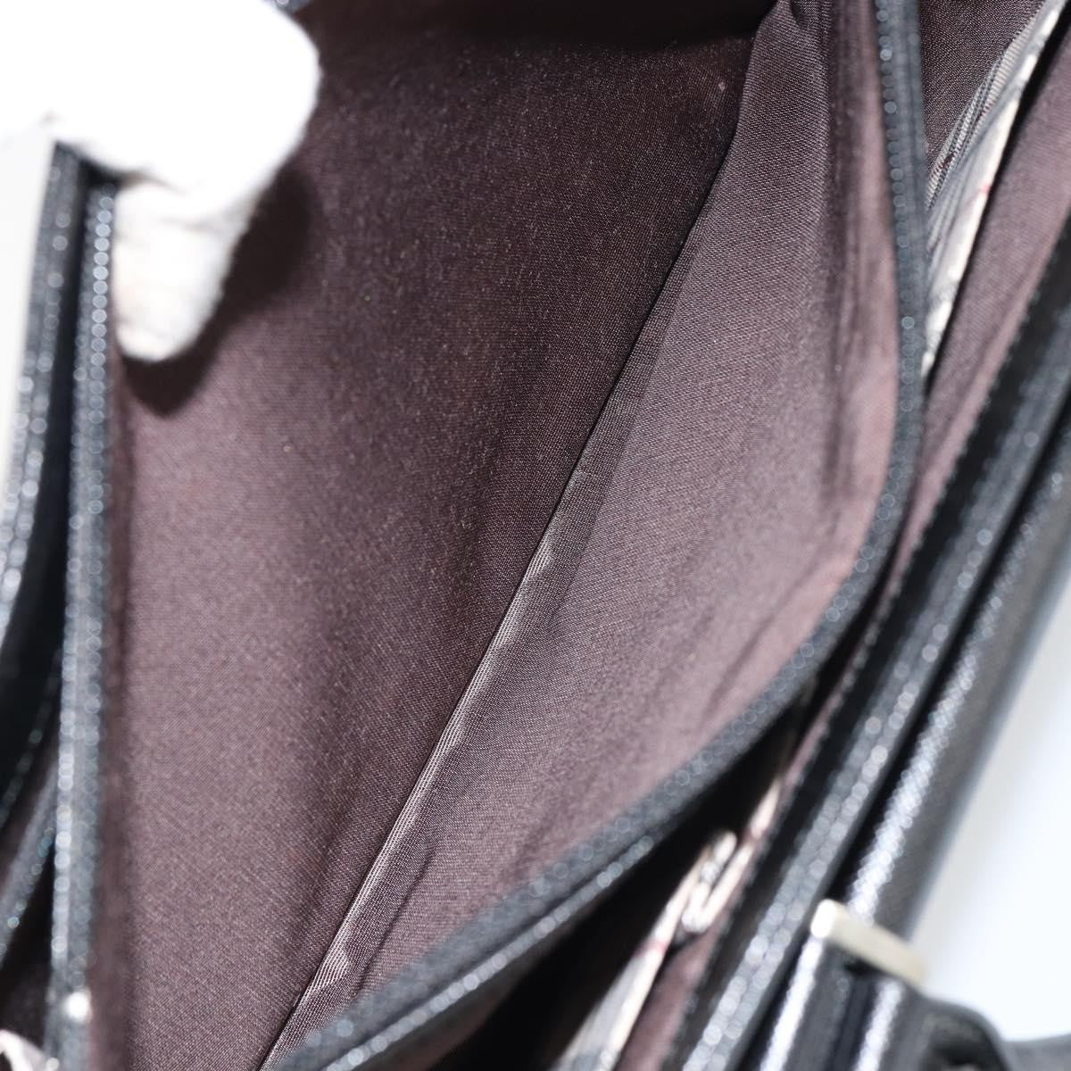 Burberry Vintage tote bag Leather, BLACK, LEATHER, Tote bag