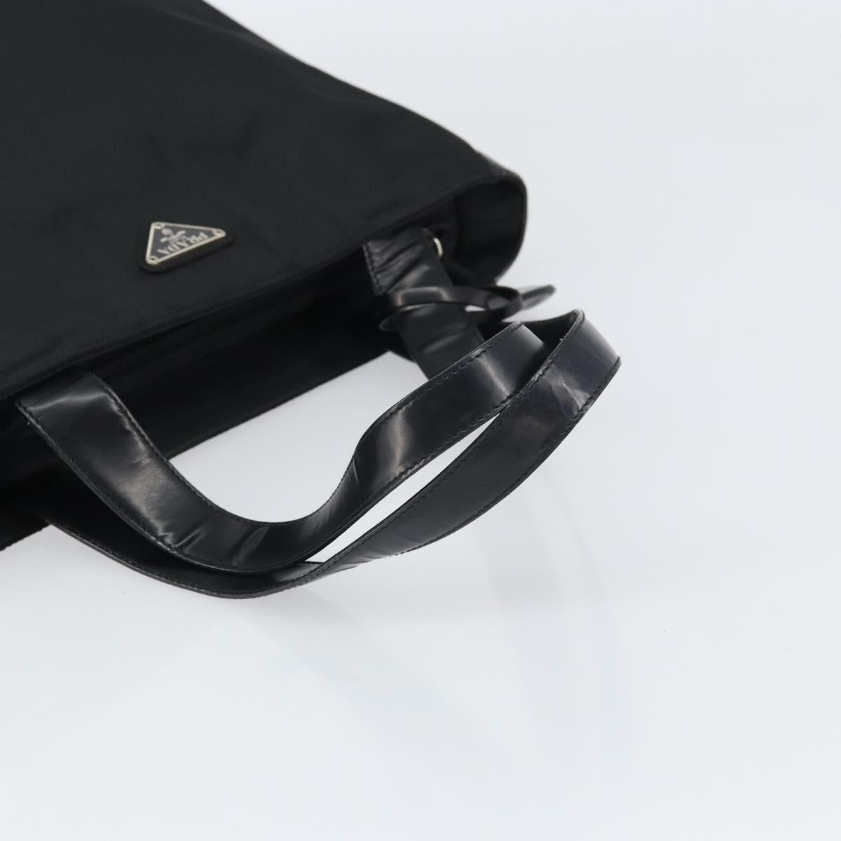 Prada Vintage Tote Nylon, BLACK, NYLON, Tote bag