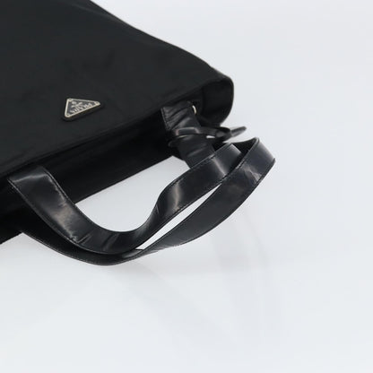 Prada Vintage Tote Nylon, BLACK, NYLON, Tote bag