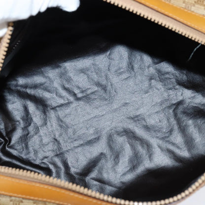 Celine Vintage Duffle Bag Macadam Coated Canvas, BEIGE, CANVAS, Handbag