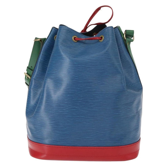 Louis Vuitton Tricolor Noe Handbag Epi Leather, BLUE, LEATHER, Shoulder bag