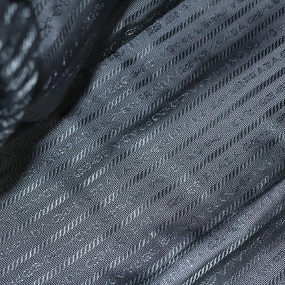 Prada Waves Chain Tote Leather and Tessuto, SILVER, LEATHER, Tote bag