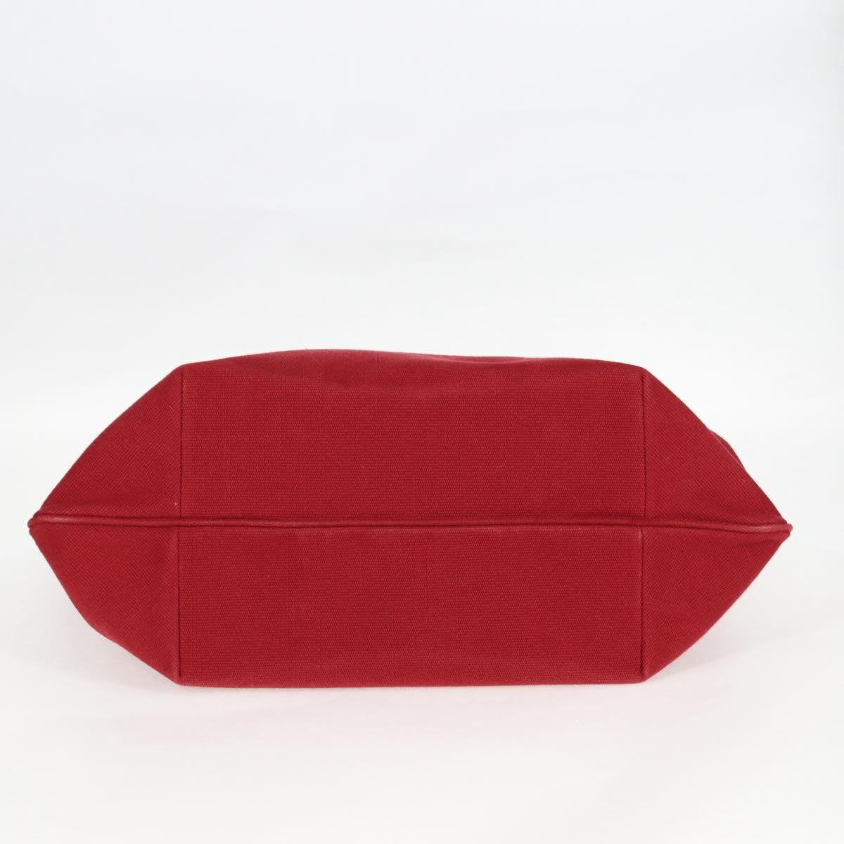 Bottega Veneta Double Chain Tote Canvas, RED, CANVAS, Tote bag